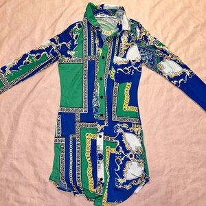 Long sleeve fitted long shirt!